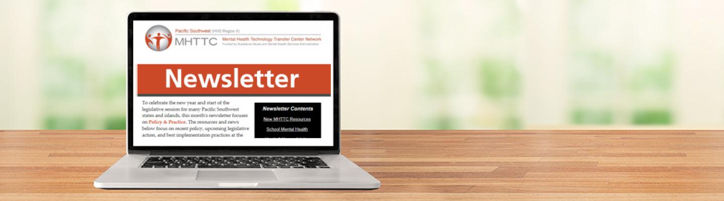 Laptop computer sitting on desk