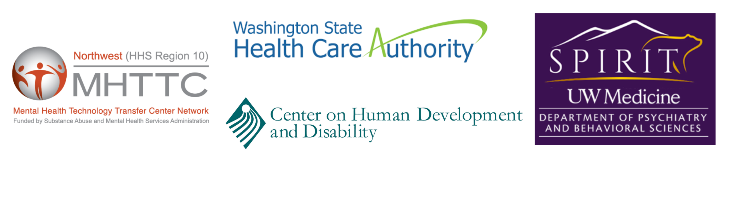 Logos for the sponsors of the Mental Health Institutes