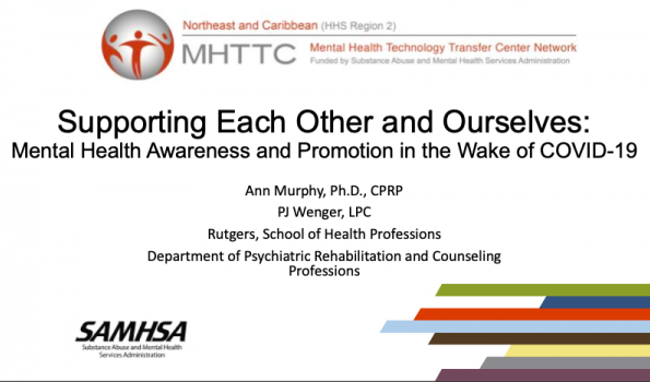 Supporting Each Other and Ourselves