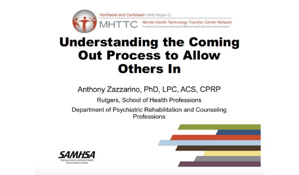 Understanding the Coming Out Process to Allow Others In Intro Slide