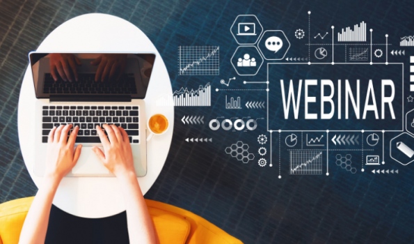 laptop webinar